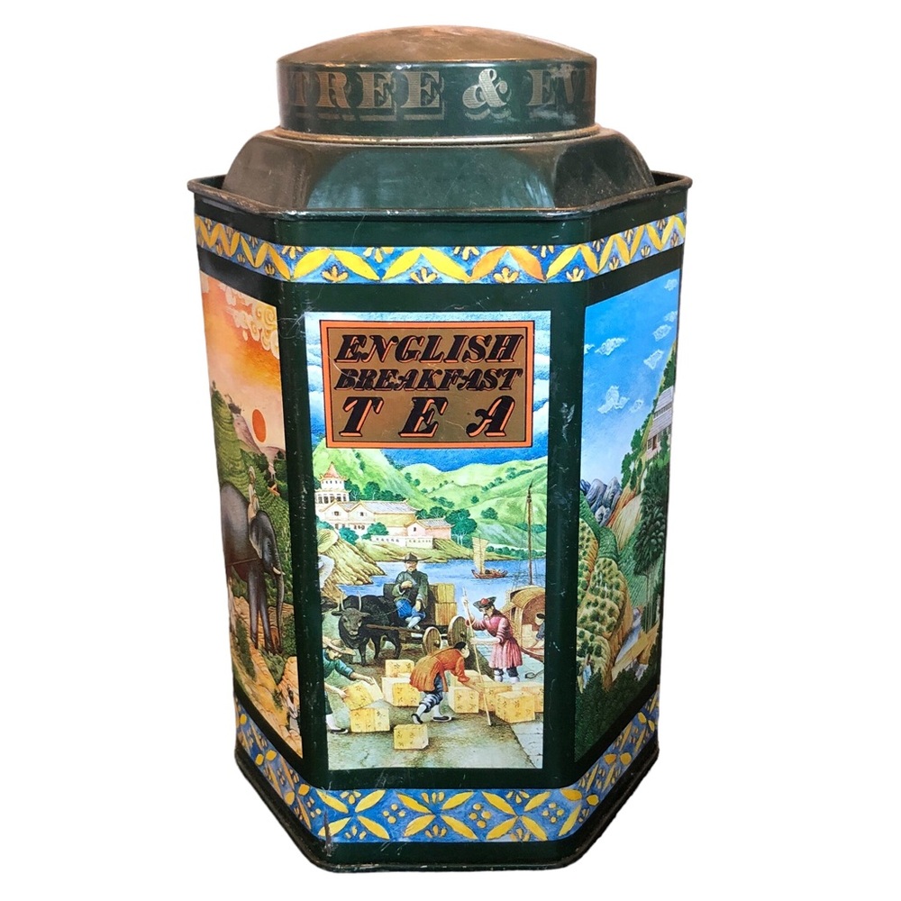 Vintage Crabtree & Evelyn Tea Tin - Picture 1 of 10